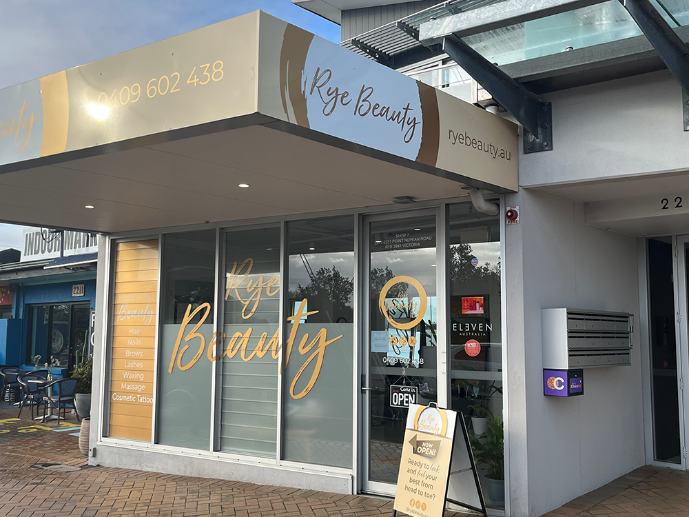 Rye Beauty Shop Front Rye Beauty Shop Front